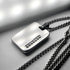 NECKLACE WITH BLACK ZIRCONIA